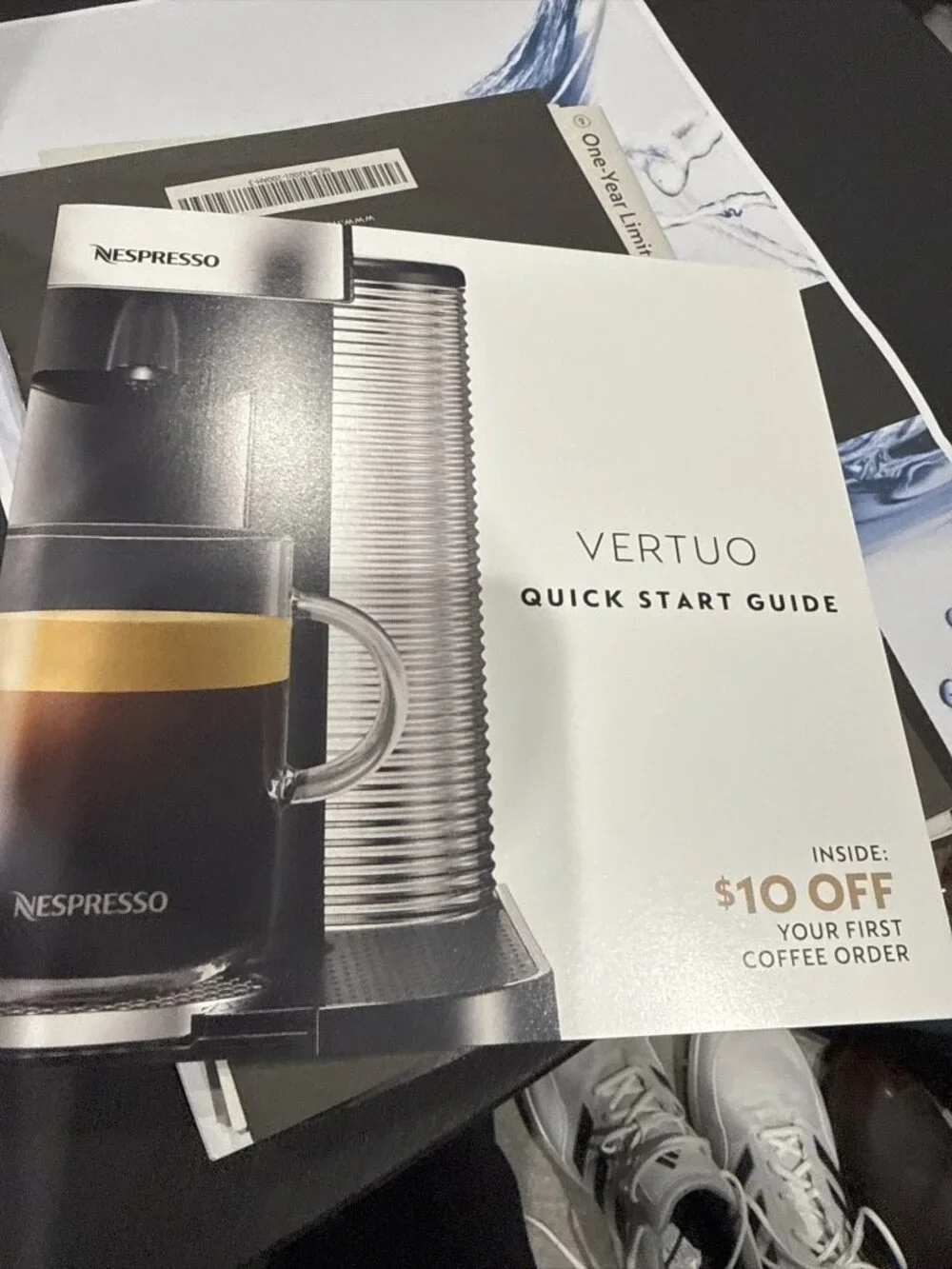 Nespresso VertuoPlus Coffee Espresso Machine Grey